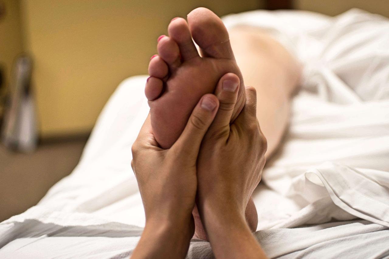 Massage du pied Photo réflexologie